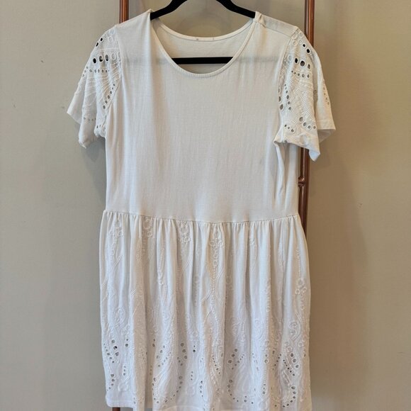 ASOS Dresses & Skirts - ASOS Eyelet embroidered tshirt dress